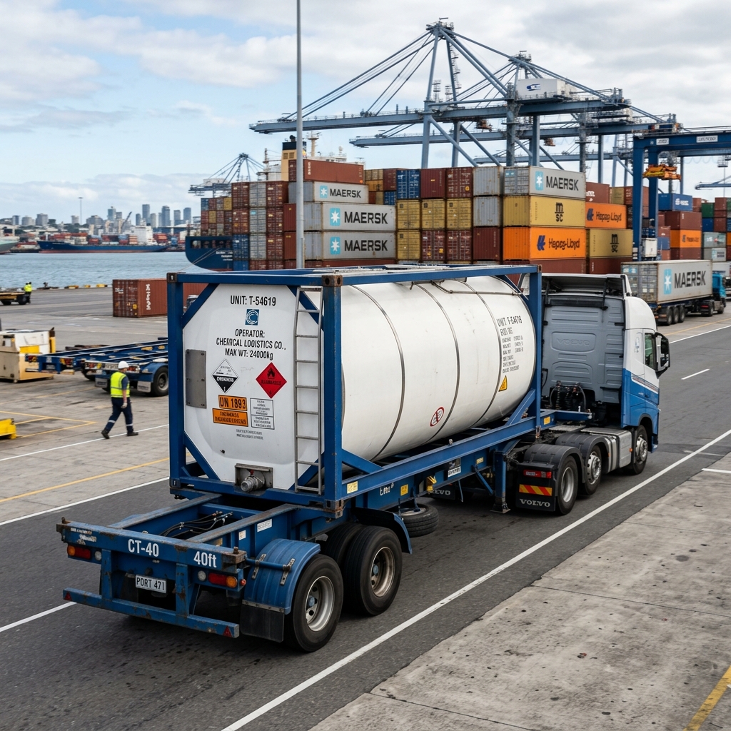 Port Container Chassis